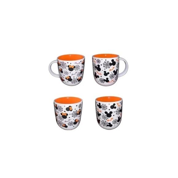 Disney Halloween Mickey & Minnie Mouse Mug Set 2024 - Picture 1 of 10